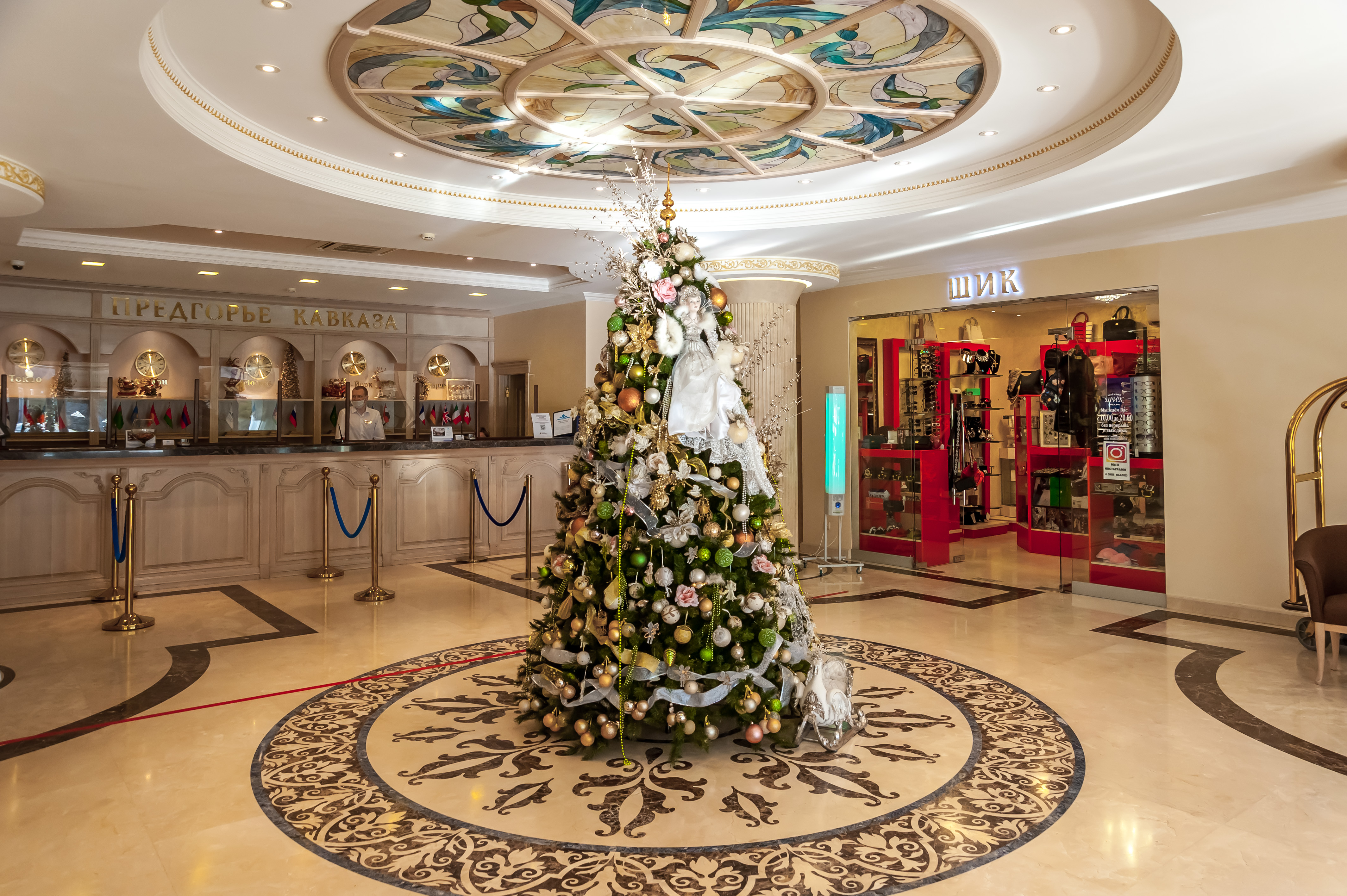 С Новым годом! санатория "Предгорье Кавказа" города Горячий Ключ